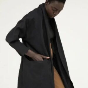 Elizabeth Suzann Clyde Canvas Jacket Black size small